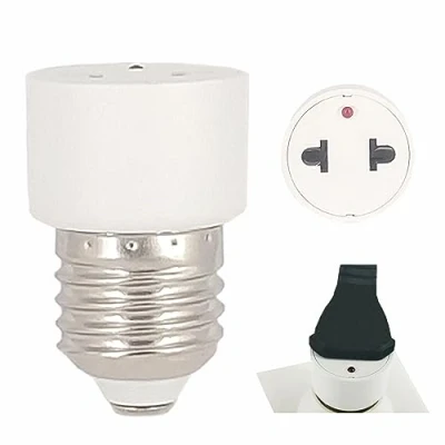 Bild av FExYinz 2 x E27 Ampoule LED douille AC adaptateur de prise courant convertisseur