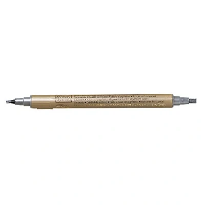 Bild av Rayher Hobby 7869322 kalligrafipenna metallic, silver, med 2 spetsar, linjetjocklekar och 3, 5 mm