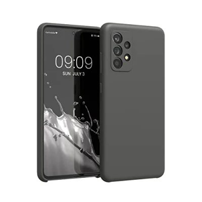 Bild av kwmobile Fodral kompatibelt med Samsung Galaxy A52/A52 5G / A52s mjukt skydd TPU silikon telefonfodral matt svart