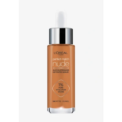 Bild av L&#039;Oréal Paris, serum och foundation i ett, återfuktar jämnar ut huden samtidigt, True Match Nude Plumping Serum, nyans: Medium Tan, 30 ml