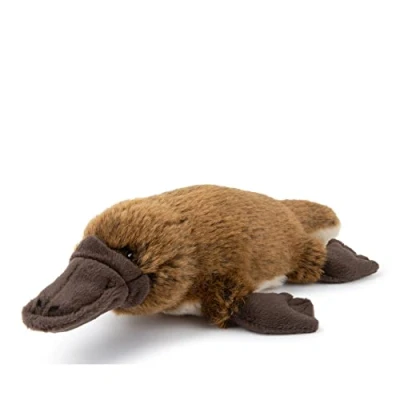 Bild av WWF plysch 01277 plyschdjur näbbdjur, verklighetstroget utformad gosig leksak, ca 22 cm stor, underbart mjuk och gosig, handtvätt möjlig