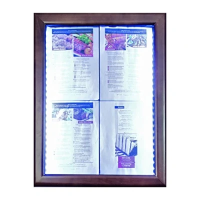 Bild av Securit® CLASSIC informationsdisplay i mørkebrun