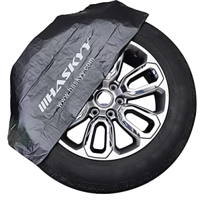 Bild av HASKYY XXL däckväskor däckpåsar set 4 delar. 110 x cm till 22 tum premium däck skyddsfodral påsar för förvaring av och svart
