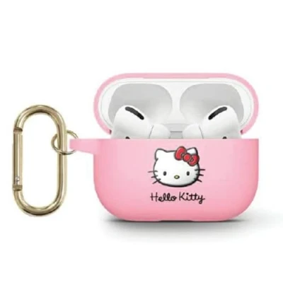 Bild av Hello Kitty Apple AirPods Pro 2. Generation silikon 3D Head skyddsfodral