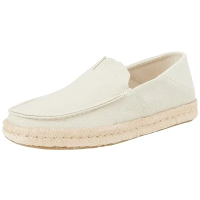 Bild av TOMS Espadrille loafer för män platt, Dimarv canvas mocka, 10.5