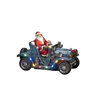 Bild av Konstsmide LED jultomte i bilen, 11 färgglada dioder, batteridriven, inomhus 4239 000