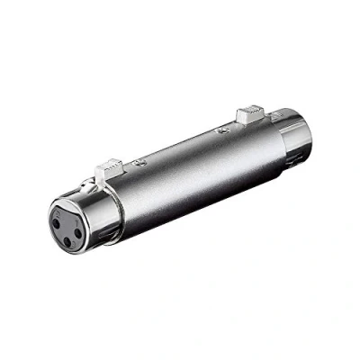 Bild av XLR adapter 3 polig koppling till koppling.