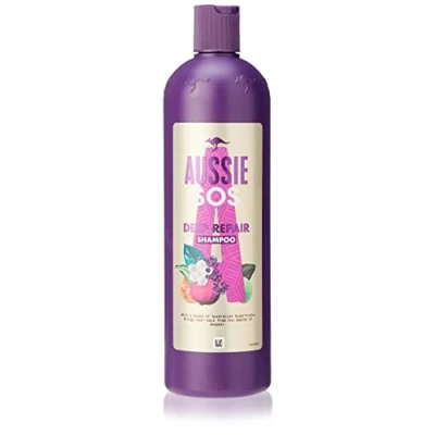 Bild av Aussie SOS Deep Repair schampo för skadat hår, 490 ml