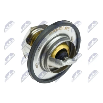 Bild av NTY CTM RE 023 Thermostat d&#039;eau 89 avec joints sans boîtier RENAULT: CLIO 2, MEGANE SCENIC DACIA: Duster SUV, Sandero I, Logan I MCV