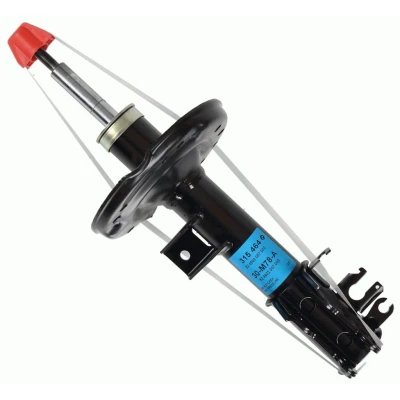 Bild av SACHS 315 464 Amortisseur droit Pression de gaz Système bitube Jambe suspension Goujon en haut FIAT: 500 3 portes, C Cabriolet