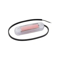 Bild av Fristom Omrids markeringslygte Åbne kabelender Positionslys bagved 12 V, 24 V Rød Transparent
