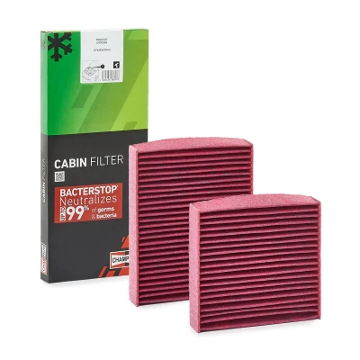 Bild av CHAMPION CCF0120B Filtre d&#039;habitacle avec effet antibactérien 203, 151 157 30 PEUGEOT: 2008 Break, 208 I 3/5 portes, 207 portes