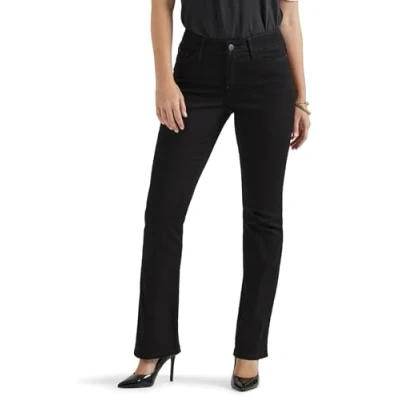 Bild av Lee Flex Motion Regular Fit Bootcut Jeans för kvinnor, svart, 36