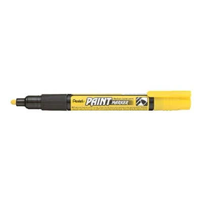 Bild av Pentel MMP20 GO Permanent märkpenna 2,0 mm rund spets lackmärkpenna 1 st, gul