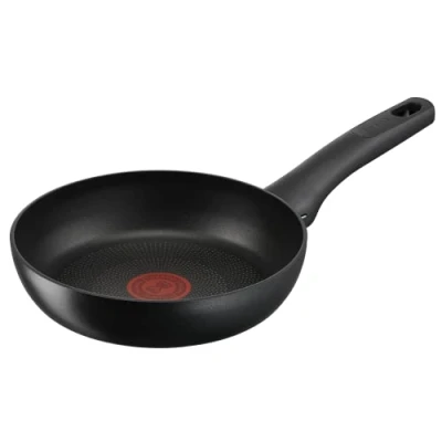 Bild av Tefal Hard Titanium On stekpanna 20 cm, aluminiumpanna induktion belagd, non stick försegling, termisk signal vid perfekt stektemperatur, lämplig för alla typer av spisar, Made in France, G28802
