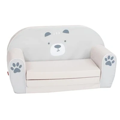 Bild av KNORRTOYS.COM Paul Bear 68480 Barnsoffa, Ljusgrå, 77 x 34 42 cm