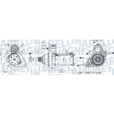 Bild av Startmotor Magneti marelli 063721533010