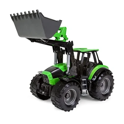 Bild av Lena 4613 x Worxx Model Deutz Fahr Agrotron 7250 TTV med frontlastare ca 45 cm, leksaksfordon för barn från 3 år, robust traktor funktionell lastspade, grön