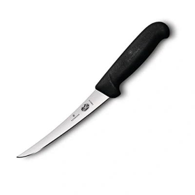 Bild av Victorinox Fibrox kockkniv, urbeningskniv, extra vasst blad, rostfritt stål, diskmaskinssäker, Swiss Made