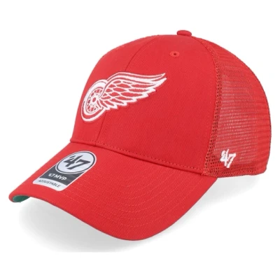 Bild av 47 Brand NHL Röd Trucker Keps Detroit Red Wings Branson Mvp Red/White @ Hatstore