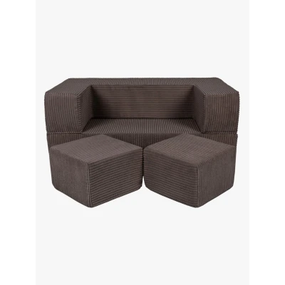 Bild av Meowbaby Aesthetic Cube Soffa, Brun