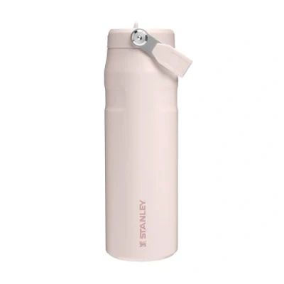 Bild av Stanley Iceflow Flip Straw 2.0 Vattenflaska Med Sugrör 0.7L 10 Timmar Kall 2 Dagar Iskall Rostfritt Stål BPA Fri Läckagesäker Tål Maskindisk Rose Quartz