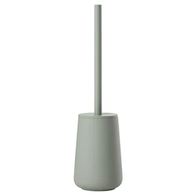 Bild av Zone Denmark Nova One toalettborste, keramisk toalettborste med borsthållare, soft touch beläggning, diameter 10,3 cm, höjd 37 Matcha Green