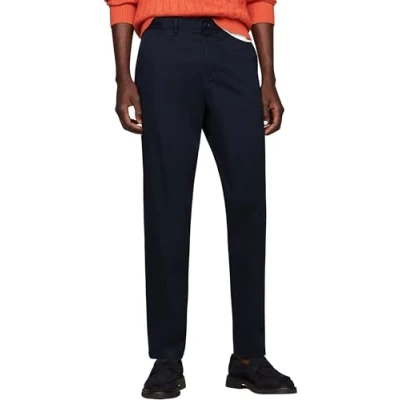 Bild av Tommy Hilfiger Herr Harlem Chino Satin MW0MW36708, Chino, Blå, 3235, Blå (ökenhimmel), 35W x 32L