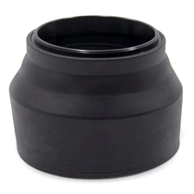 Bild av vhbw motljusskärm passar för Canon EF M 55 200 f4.5 6.3 är STM, S 24 mm 2,8 STM glas gummi 52 svart