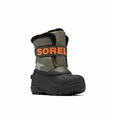 Bild av Sorel Childrens Unisex Vinterstövlar för barn, Storlek: 26, Stone green/alpine tundra Konstmaterial/textil