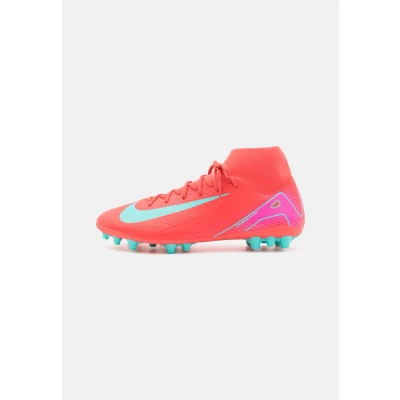 Bild av Nike Performance ZM 10 Academy AG Fotbollsskor fasta dobbar, Storlek: 45, Ember glow/aurora green Textil/syntet