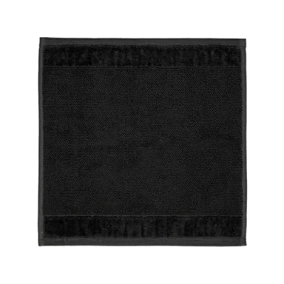 Bild av möve Bamboo Luxe tvålduk 30 x cm tillverkad av 60% bomull/40% viskos bambumaterial, svart