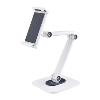 Bild av StarTech.com Justerbart stativ för surfplattor skrivbord väggstativ kapacitet 1 kg ergonomiskt och ledat universellt svängbar/roterande surfplatta (ADJ bordsstativ W)