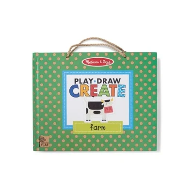 Bild av Melissa &amp; Doug kit för återanvändbar ritning och magnet gård aktivitetsböcker 3+ Present till pojke eller flicka