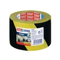 Bild av tesa Signal Premium Warning Marking Tape 66m x 50mm Yellow Black