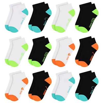 Bild av Libella 12 par sneakers strumpor barn pojkar färgglada 2116VA, 12er 2119, 31 34