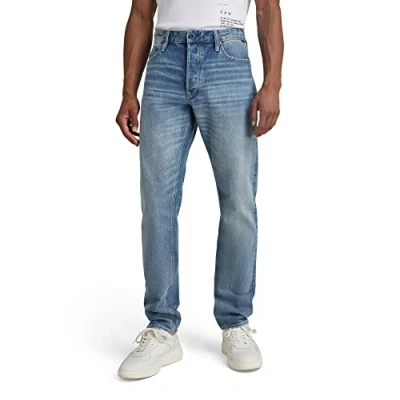 Bild av G STAR RAW herr Jeans Trippel A rak, Blå (Sun Faded Air Force Blue C967 c947), 33W / 32L