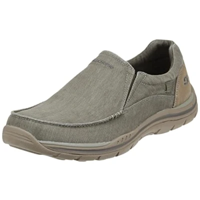 Bild av Skechers Herr Expected Avillo mockasin, kaki, 42 EU, EU