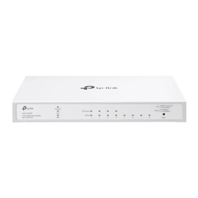 Bild av TP Link Festa FS308GP 8 portars Gigabit PoE+ switch, 4 PoE portar, 62 W, molnhantering, avancerad säkerhet, enkel driftsättning i affärsnätverk