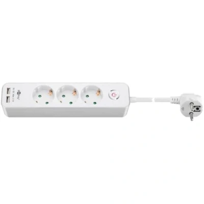 Bild av Goobay USB grenuttag med strömbrytare