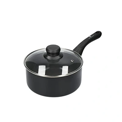 Bild av MasterClass Can to Pan Kastrull, Keramisk, Miljövänlig Non Stick, 1% Återvunnen Aluminium, 16 cm, Svart, MCRECYSP16