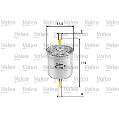 Bild av VALEO 587040 Filtre à Carburant de conduite 8 VOLVO: XC90 I, S60 V70 2