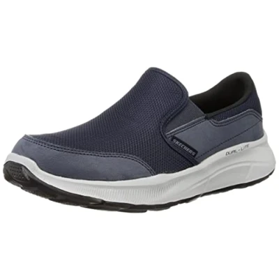 Bild av Skechers Herr 232515 Char Sneaker, Marinblå nät duraleather trim, 42.5 EU