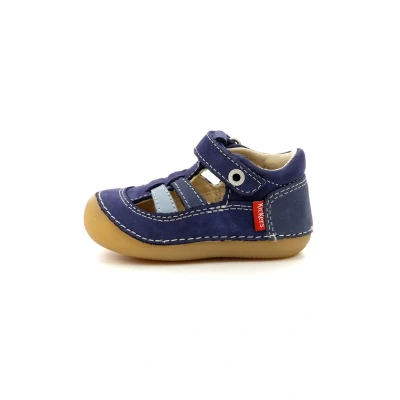 Bild av Kickers Unisex sushisandaler för barn, Blå bleu trefärgad 53, 39 EU