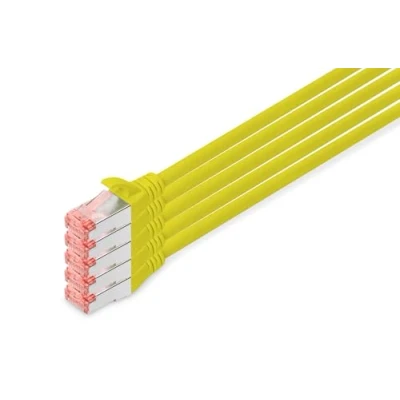 Bild av DIGITUS Professional patch cable 10 m yellow Gul meter