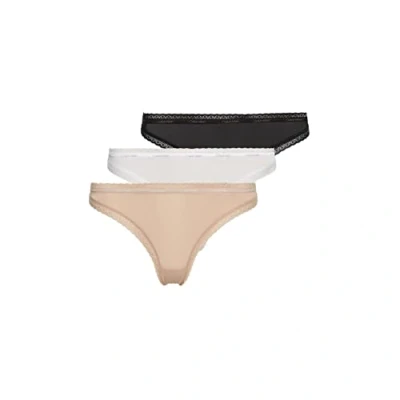 Bild av Calvin Klein dam 3 pack stringtrosa (Low Rise), vit/vit, S, Vit/vit/vit, S