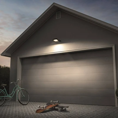 Bild av LEDVANCE Floodlight LED: för vägg, ENDURA FLOOD Sensor kall vit / 20 W, 220 240 V, spridningsvinkel: 120, vit, 4000 K, material: aluminum, IP44