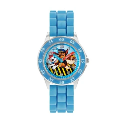 Bild av Paw Patrol pojke digital kvartsklocka med silikonrem PAW9030, BLÅ, Karaktär tema