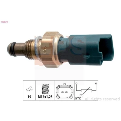 Bild av EPS 1.830.317 Sonde De Température Liquide Refroidissement Made in Italy OE Equivalent PEUGEOT: 308 I SW, 3/5 portes, 3008