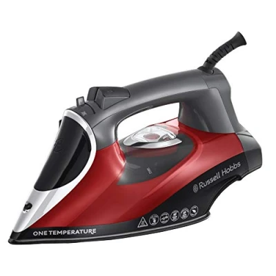 Bild av Russell Hobbs strykjärn med entemperaturteknik, 2600W, 210g ångpuff, 50g ånga, vattentank på 350 ml, 3m sladd, anti dropp och antikalkfunktion, keramisk styrksula, 25090 56
